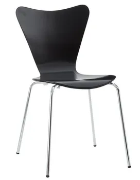 

Chair JACOB, stackable, chrome black lacquer