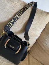 Bolso de lujo de un solo hombro para mujer, bandolera de Cuero de calidad PU, informal, clásico, a la moda, 2021