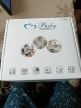 KERUI-Monitor de bebé con pantalla de 4,3 pulgadas, cámara de vídeo niñera con cámara de seguridad, Monitor de temperatura Babyfoon, visión nocturna