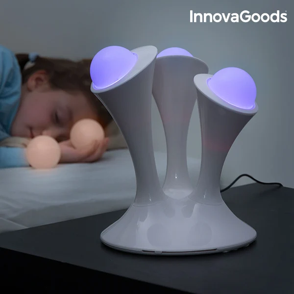 InnovaGoods разноцветный флуоресцентный светодиодный светильник |