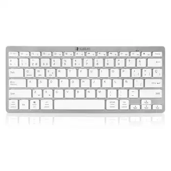 

Bluetooth keyboard subblim 1dyc001 dynamic compact silver - bt 3.0 - 78 keys-compatible with apple/android/windows