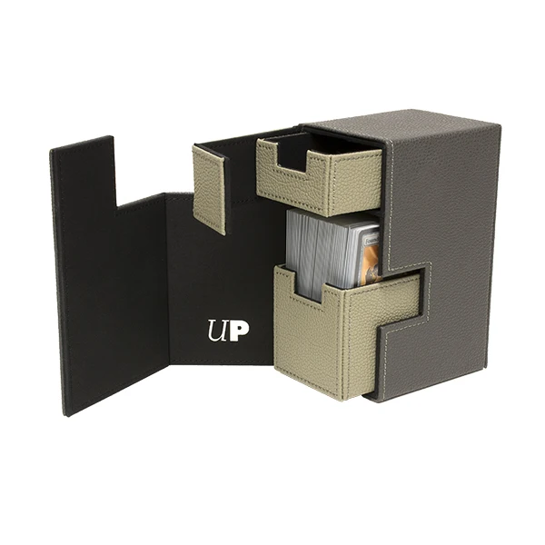 коробочка ultra-pro m2.1 deck box grey/stone (75 карт + кубики) | Игрушки и хобби
