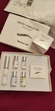 Kit de laminación de cejas semipermanente, ajuste de estilismo permanente, rizador de cejas, salón de belleza, uso doméstico, 1 Juego