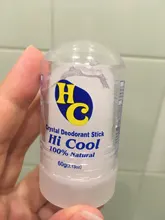 Desodorante de cristal para hombres y mujeres, palo de alumbre corporal, eliminador de olor de axila, antitranspirante, 60g