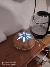 Humidifier Air-Freshener Ultrasonic-Aroma-Diffuser Household 500ml Led 7-Color Flower-Petal