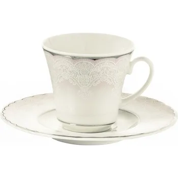 

Kutahya has Porcelain Bone Olympos 92904 Pattern Tea Cup Pad