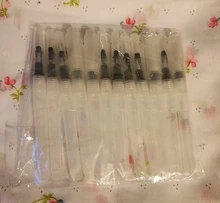 Agua cepillo pluma pincel de con depósito de agua para acuarela pluma acuarela, pintura de marcadores (12 piezas)
