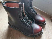 Pasal-Botines de piel auténtica para Mujer, Botas de trabajo, calzado cómodo para Otoño e Invierno