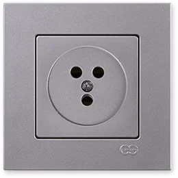 

PnpnElectrıc Gns Eqona Metallic Silver Telephone Socket