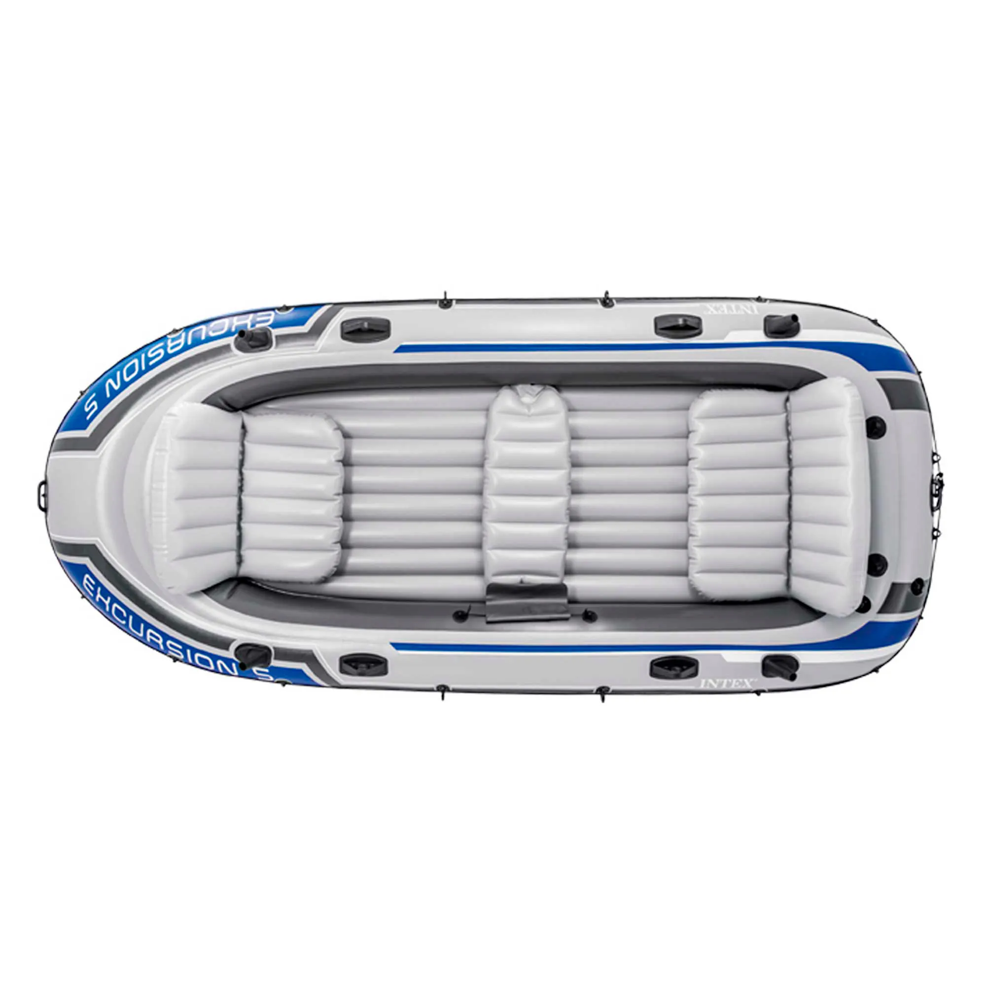 Inflatable boat Intex Excursion 5 with 2 oars 366x168x43 cm - AliExpress