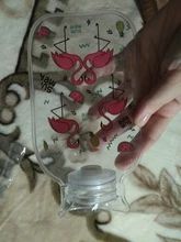 Botella de agua caliente transparente, calentador de mano de dibujos animados, Mini bolsas de agua caliente portátiles a prueba de explosiones