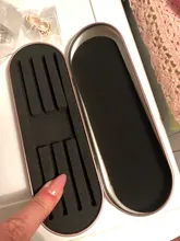 4 ranuras exquisita de hojalata de pestañas de caja maquillaje de belleza pinzas protección pestañas caja herramienta de plantación