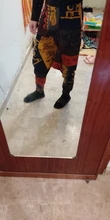 Pantalones bombachos holgados de algodón para hombre, de estilo Hip-hop pantalones bombachos, pantalones de pierna ancha, informales, Vintage, Aladdín