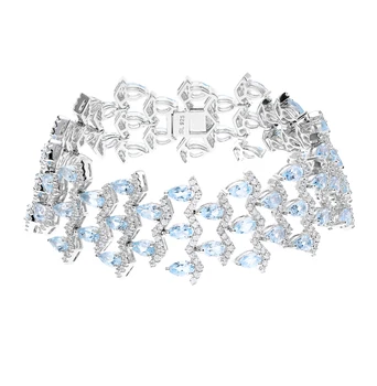 

Silver Bracelet with Topaz and cubic zirconia sunlight sample 925