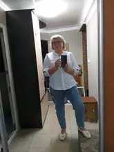 Pantalones vaqueros elásticos para mujer, Jeans de talla grande 4XL, 5XL, con cordones, elásticos, con parche de cintura, puños Vaqueros