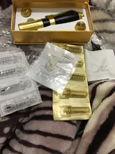 Pluma de ácido hialurónico de alta presión 2 en 1, metal de alta densidad para inyección de labios antiarrugas, pistola de hialurón, atomizador