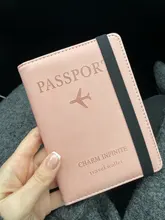 TOURSUIT-fundas para pasaporte de cuero PU con bloqueo RFID para hombre y mujer, funda para tarjetas bancarias, billetera de identificación, accesorios de viaje