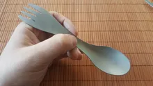 Titanium Spoon Tableware Fork Ultralight Tito Outdoor Camping Picnic Pure