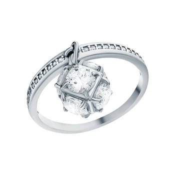 

Silver ring with cubic zirconia sunlight sample 925