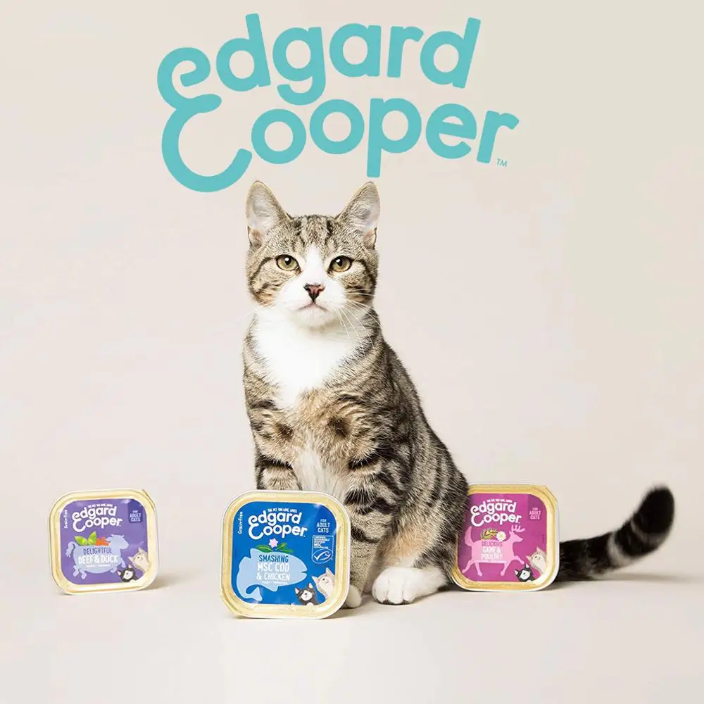 Влажный корм для кошек Edgard& Cooper-Tarrina для взрослых кошек птицы и оленины 85 грамм