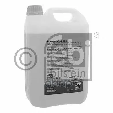 Антифриз Зеленый 30 С 5l Renault Typ D Sae J1034 Febi 26581 Febi арт. 26581