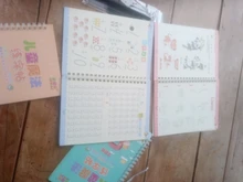 Libro de aprendizaje de números en inglés para niños, libro de arte para práctica de pintura, escritura de caligrafía, juguete de escritura en inglés, 4 libros