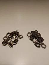 20 piezas 14x10mm estilo barroco colgante Pinch Bail broches collar ganchos Clips conector DIY accesorios de joyería accesorios 6 colores