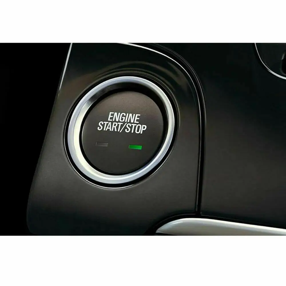 AONED Black Engine Push Start Button Cover & Ring for Cadillac Chevy GMC Tahoe Malibu AONED Black Engine Push Start Button Cover & Ring for Cadillac Chevy GMC Tahoe Malibu