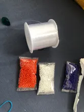 0,2/0,25/0,3/0,35/0,4/0,45/0,5/0,6mm 1 Roll pescado cable de línea clara no-stretch nailon resistente cuerda para cuentas hilo de la joyería DIY