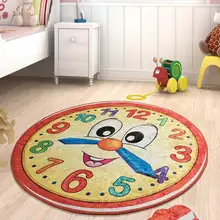 Antdecor меховой тематический круглый коврик для ванной, круглый ковер 4" 100 см