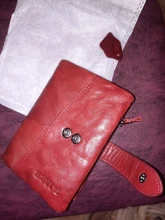 Coin Purse Money-Bag Portomonee Walet KAVIS Genuine-Leather Rfid Small Female Girls Lady