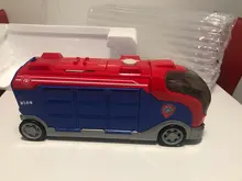 Coche de juguete de plástico de la Patrulla canina para niños, juguete de la Patrulla canina, autobús de rescate, modelo de figura de acción, regalo de cumpleaños