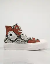 Zapatillas Converse Chuck Taylor Serpiente Plataforma Animal Print Platform 76544 Leather 2022 - AliExpress Calzado