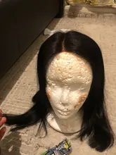 Peluca brasileña recta Bob corto pelucas delanteras de encaje 13x4 frente de encaje pelucas de cabello humano Pre-arrancado con el pelo del bebé estrella del Jazz no Remy