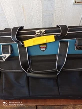 Bolsa de herramientas portátil para electricista, multifunción, instalación de reparación, lona, grande, gruesa, bolsillo de trabajo