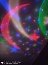 Lamp Children Star Projector Led-Night-Light Rotating-Starry Bedroom Nursery Moon