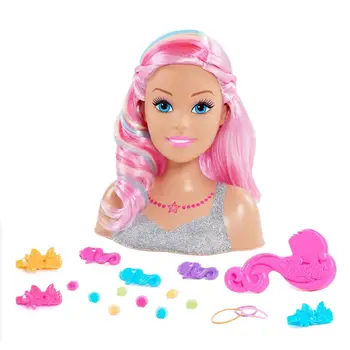 

Barbie Dreamtopia mannequin for creating hairstyles