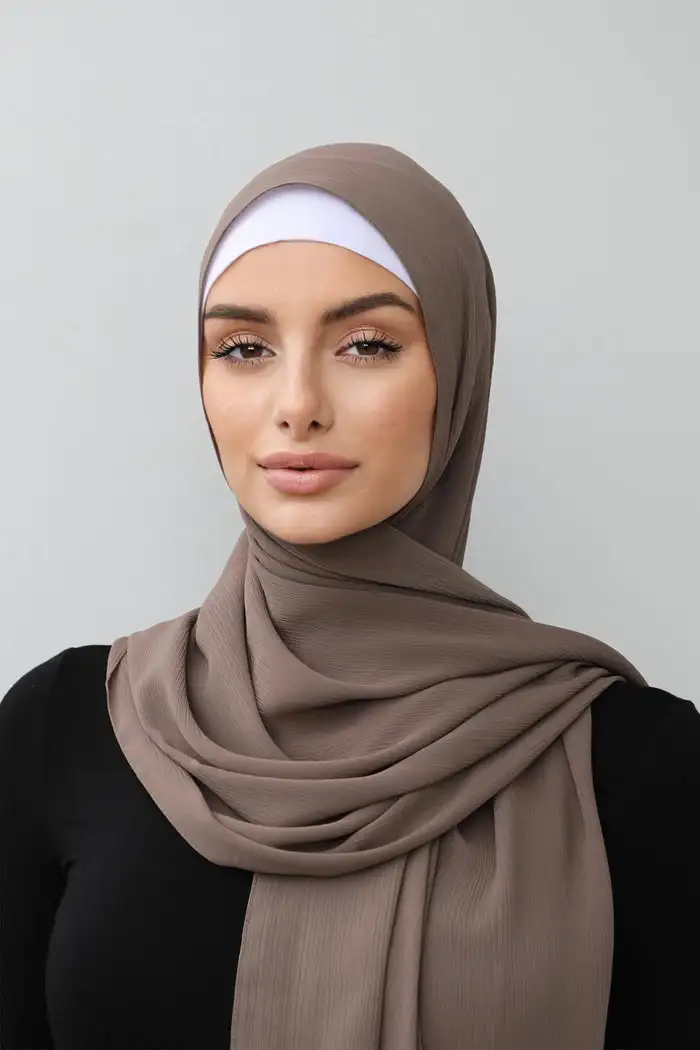 novo design crinkle crepe chiffon hijab cachecol turbantes para as mulheres planície xale muçulmano moda hijabs envoltório lenço lenços turbante