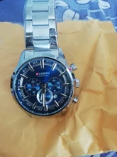 CURREN – reloj curren para hombre, de cuarzo, deportivos, de pulsera de acero, resistente al agua, con cronógrafo, masculino