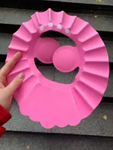 Gorro de baño para bebé, protector de ojos resistente al agua, ajustable, para ducha de bebé