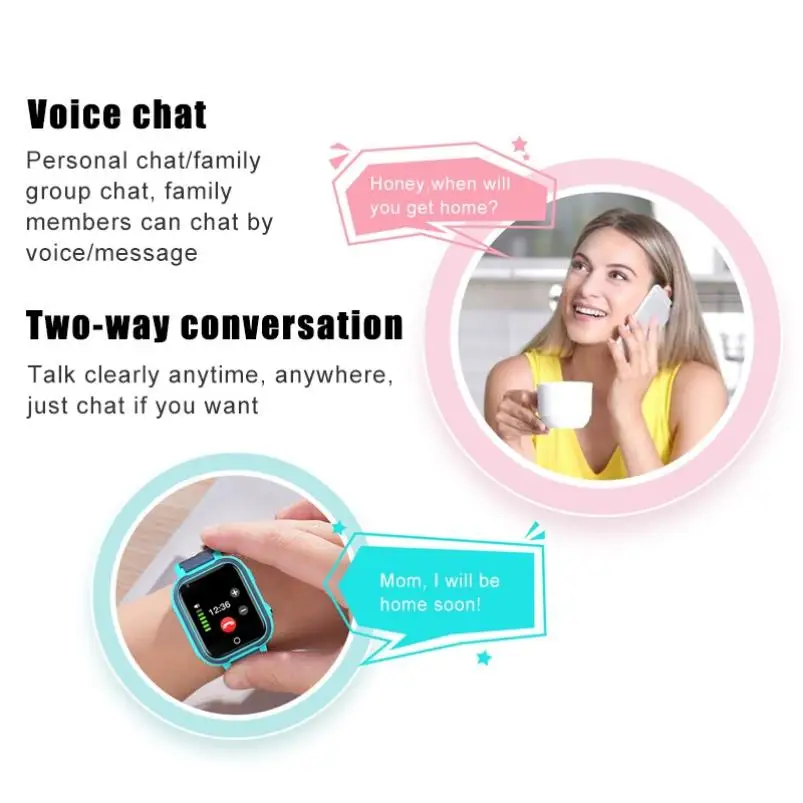 Детские умные часы 4G студенческие с GPS трекером местоположения Wi Fi SIM картой HD