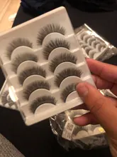 Pestañas postizas suaves 3D, pestañas largas y gruesas finas tupidas, hechas a mano, suaves, maquillaje para pestañas, herramientas de extensión, 5 pares