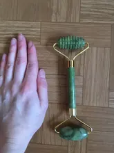Rodillo de Jade para el cuidado de la piel, masajeador Facial de piedra Natural para cara, ojo Gua Sha, elimina arrugas, herramientas de belleza
