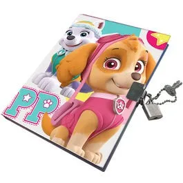 

Padlock diary Canine Patrol Skye 14x18,5 cm.