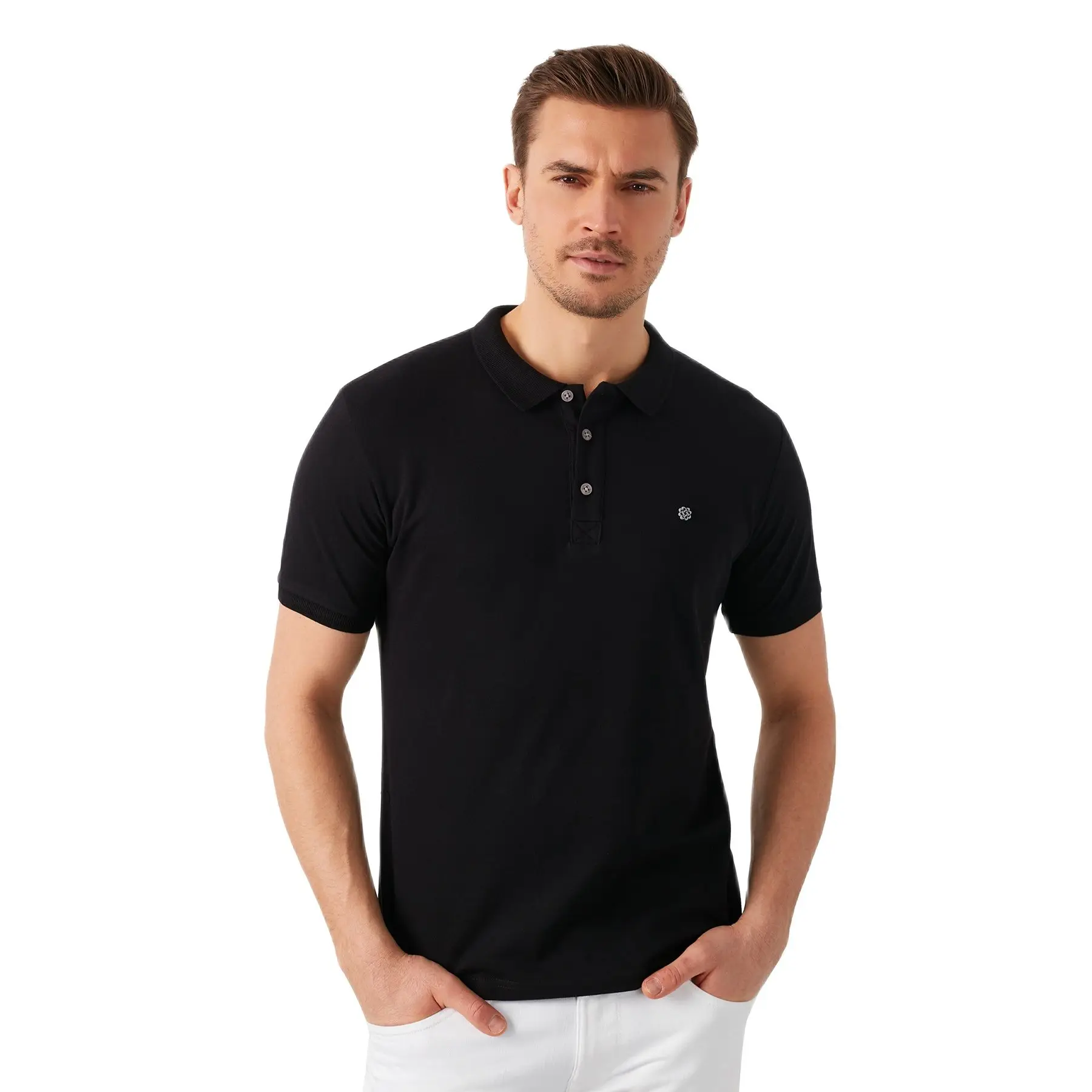 Buratti Polo мужская футболка 100% хлопок 2020 модная повседневная 0438101 | Мужская одежда