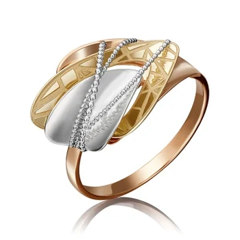 

Yuz platinum ring made of combined gold