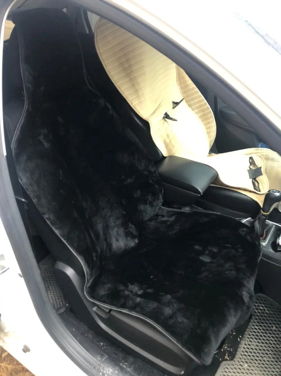 Накидки на сиденье автомобиля из искусственного эко меха универсальные |