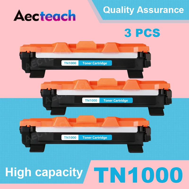 Aecteach TN1000 Черный тонер-картридж для принтера Brother TN1030 TN1050 TN1060 TN1070 TN1075 HL-1110 TN-1050 TN-1075 TN 1075 1000 1060