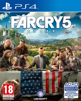 

Far Cry 5 Ps4 video games Ubisoft action age 18 +