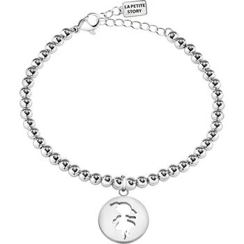 

Bracelet Le Petite Story LPS05AQL01 collection Babies stainless steel ball sheet girl openwork
